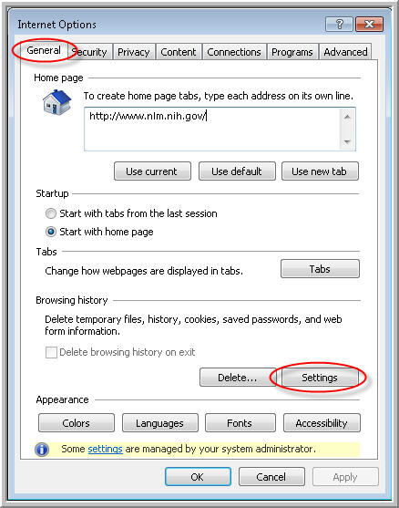 Internet tools menu windows 8