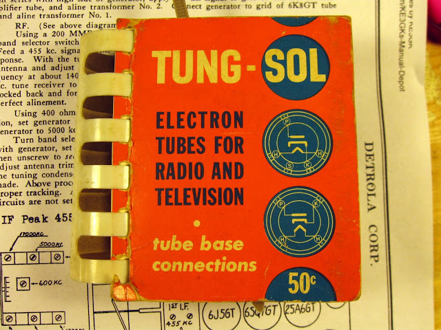 Vintage radio repair manuals